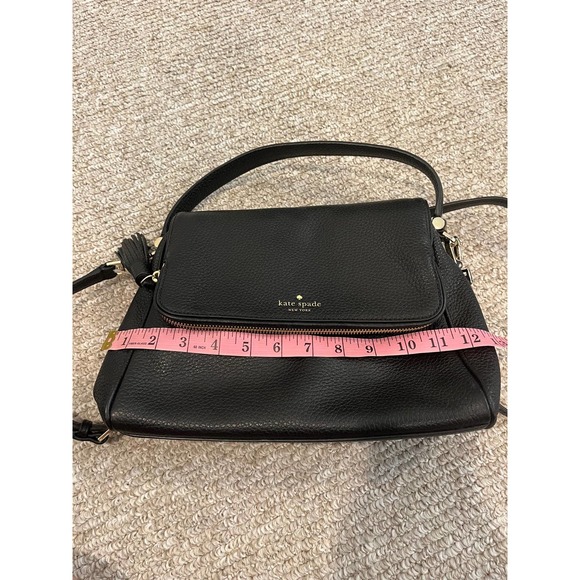 Kate Spade Chester Street Miri Black Pebble Leather Shoulder Bag or Crossbody - Picture 11 of 12